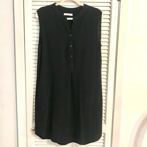 EUC Esby Black Popover Sleeveless Dress in Textured Cotton, Size S